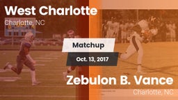 Matchup: West Charlotte High vs. Zebulon B. Vance  2017