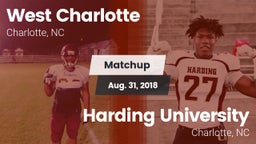 Matchup: West Charlotte High vs. Harding University  2018