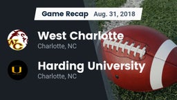 Recap: West Charlotte  vs. Harding University  2018