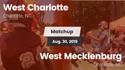 Matchup: West Charlotte High vs. West Mecklenburg  2019