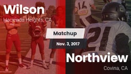 Matchup: Wilson  vs. Northview  2017