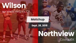 Matchup: Wilson  vs. Northview  2018