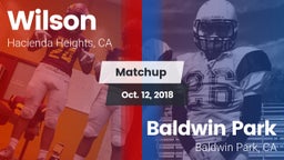 Matchup: Wilson  vs. Baldwin Park  2018