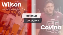 Matchup: Wilson  vs. Covina  2018