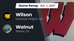 Recap: Wilson  vs. Walnut  2021