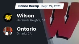 Recap: Wilson  vs. Ontario  2021