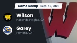 Recap: Wilson  vs. Garey  2023