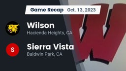Recap: Wilson  vs. Sierra Vista  2023