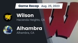 Recap: Wilson  vs. Alhambra  2023