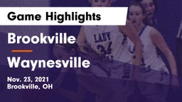 Brookville  vs Waynesville  Game Highlights - Nov. 23, 2021