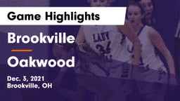 Brookville  vs Oakwood  Game Highlights - Dec. 3, 2021