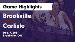 Brookville  vs Carlisle  Game Highlights - Dec. 9, 2021