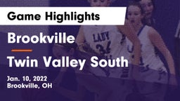 Brookville  vs Twin Valley South  Game Highlights - Jan. 10, 2022