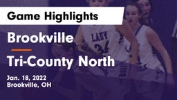 Brookville  vs Tri-County North  Game Highlights - Jan. 18, 2022