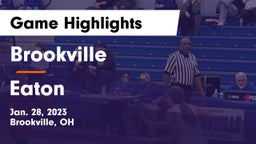 Brookville  vs Eaton  Game Highlights - Jan. 28, 2023