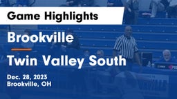 Brookville  vs Twin Valley South  Game Highlights - Dec. 28, 2023