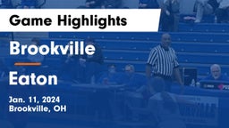 Brookville  vs Eaton  Game Highlights - Jan. 11, 2024