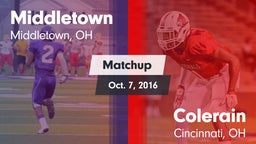 Matchup: Middletown vs. Colerain  2016