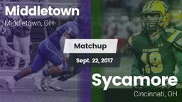 Matchup: Middletown vs. Sycamore  2017