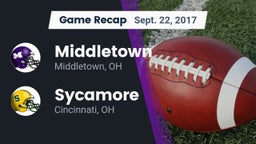 Recap: Middletown  vs. Sycamore  2017