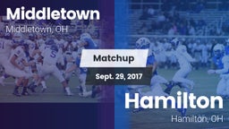 Matchup: Middletown vs. Hamilton  2017