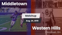 Matchup: Middletown vs. Western Hills  2018