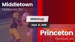 Matchup: Middletown vs. Princeton  2018