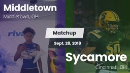 Matchup: Middletown vs. Sycamore  2018