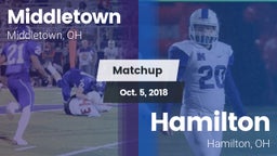 Matchup: Middletown vs. Hamilton  2018