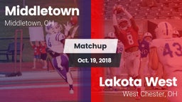 Matchup: Middletown vs. Lakota West  2018