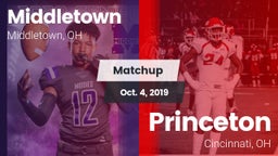 Matchup: Middletown vs. Princeton  2019