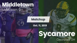 Matchup: Middletown vs. Sycamore  2019