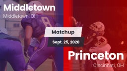 Matchup: Middletown vs. Princeton  2020