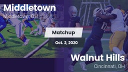 Matchup: Middletown vs. Walnut Hills  2020