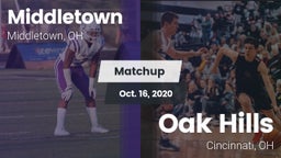 Matchup: Middletown vs. Oak Hills  2020