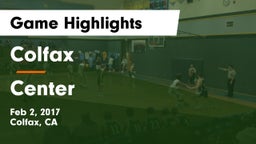 Colfax  vs Center  Game Highlights - Feb 2, 2017