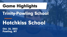 Trinity-Pawling School vs Hotchkiss School Game Highlights - Oct. 26, 2022