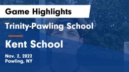 Trinity-Pawling School vs Kent School Game Highlights - Nov. 2, 2022