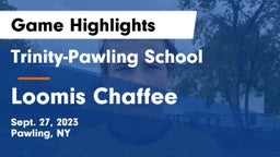 Trinity-Pawling School vs Loomis Chaffee Game Highlights - Sept. 27, 2023