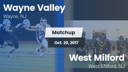 Matchup: Wayne Valley High vs. West Milford  2017
