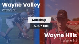 Matchup: Wayne Valley High vs. Wayne Hills  2018