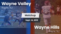 Matchup: Wayne Valley High vs. Wayne Hills  2019