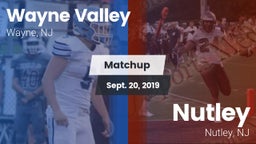 Matchup: Wayne Valley High vs. Nutley  2019