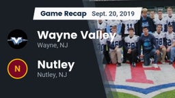 Recap: Wayne Valley  vs. Nutley  2019
