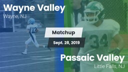 Matchup: Wayne Valley High vs. Passaic Valley  2019