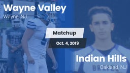 Matchup: Wayne Valley High vs. Indian Hills  2019