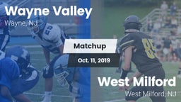 Matchup: Wayne Valley High vs. West Milford  2019