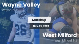 Matchup: Wayne Valley High vs. West Milford  2020