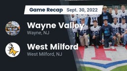 Recap: Wayne Valley  vs. West Milford  2022