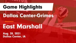 Dallas Center-Grimes  vs East Marshall  Game Highlights - Aug. 28, 2021